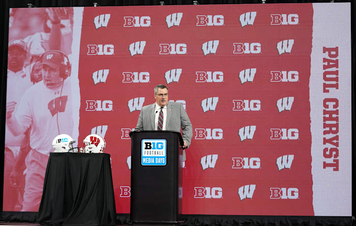 Wisconsin football coach Paul Chryst